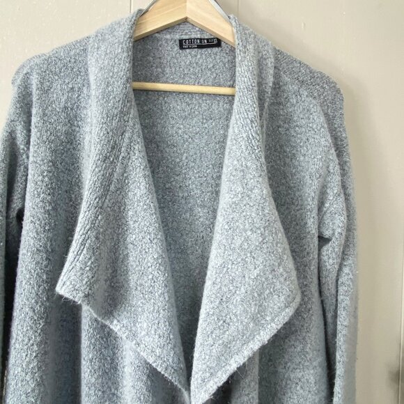 Cotton On Gray Plushy Open Cardigan Size X-Small - Picture 2 of 6